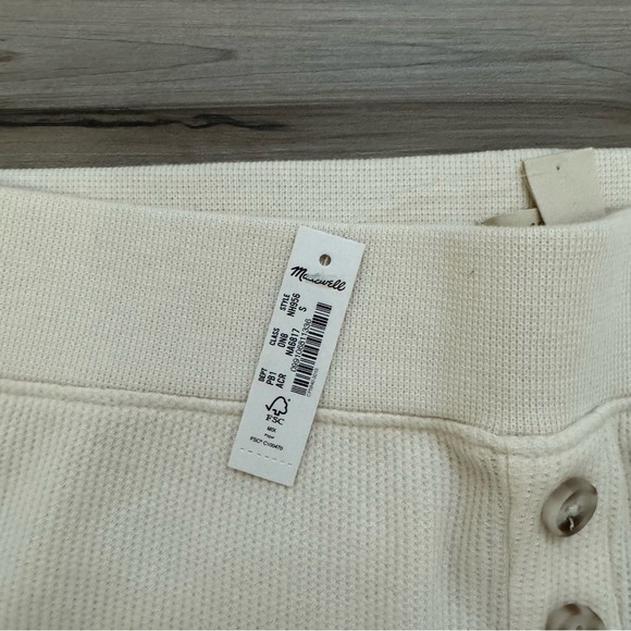 NWT Madewell Waffle Long John Style Sleep Pants - Picture 3 of 5